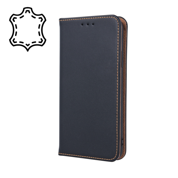 SENSO GENUINE LEATHER STAND BOOK SAMSUNG S25 black SENSO GENUINE LEATHER STAND BOOK SAMSUNG S25 black - Image 1
