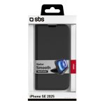 SBS WALLET SMOOTH STAND BOOK IPHONE 16E black - Image 2