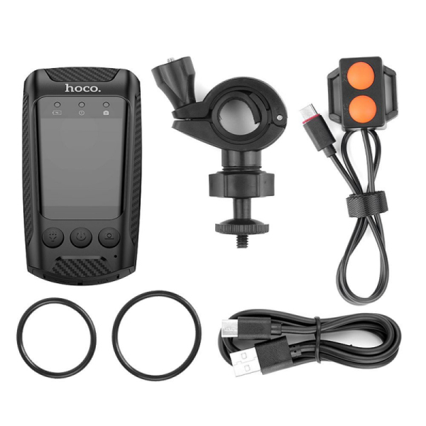 HOCO CYCLING CAMERA DV104 4K LCD 2in black HOCO CYCLING CAMERA DV104 4K LCD 2in black - Image 1