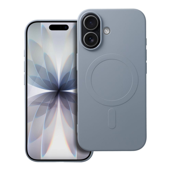 iS TPU SILICONE MAG IPHONE 17 (BIG HOLE) light blue backcover iS TPU SILICONE MAG IPHONE 17 (BIG HOLE) light blue backcover - Image 1