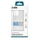SBS 0.3 SKINNY TPU MOTOROLA MOTO E15 transparent backcover - Image 2