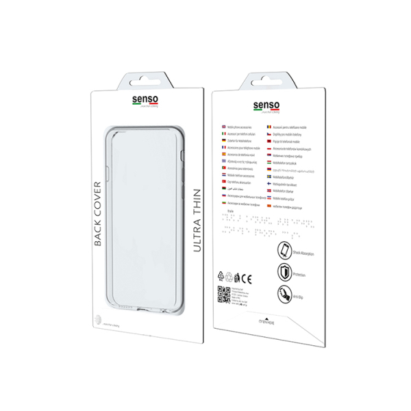 SENSO TPU 0.3 IPHONE 7 / 8 / SE (2020) trans backcover SENSO TPU 0.3 IPHONE 7 / 8 / SE (2020) trans backcover - Image 1