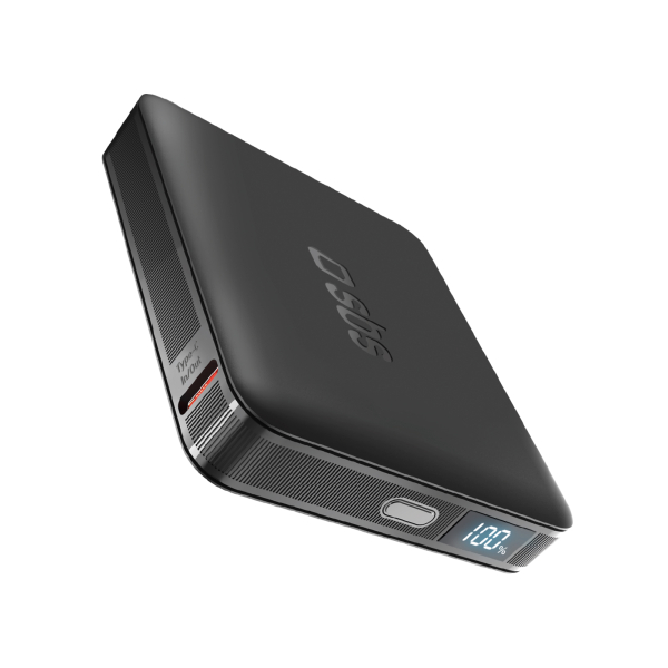 SBS POWERBANK 5000 mAh LCD HIGH-DENSITY black SBS POWERBANK 5000 mAh LCD HIGH-DENSITY black - Image 1