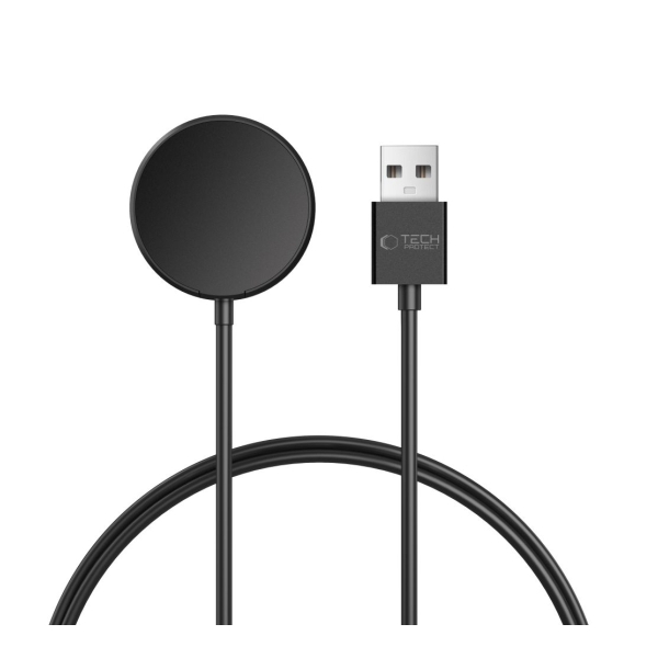 TECH PROTECT ULTRABOOST MAGNETIC CHARGER USB 1m SAMSUNG WATCH black TECH PROTECT ULTRABOOST MAGNETIC CHARGER USB 1m SAMSUNG WATCH black - Image 1