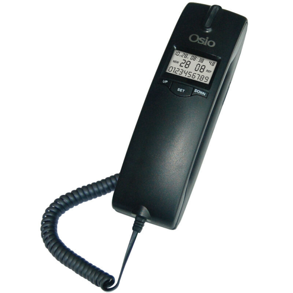 ΕΝΣΥΡΜΑΤΟ ΤΗΛΕΦΩΝΟ OSIO ΓΟΝΔΟΛΑ ΜΕ ΟΘΟΝΗ μαύρο ΕΝΣΥΡΜΑΤΟ ΤΗΛΕΦΩΝΟ OSIO ΓΟΝΔΟΛΑ ΜΕ ΟΘΟΝΗ μαύρο - Image 1