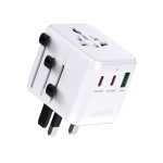 SBS UNIVERSAL ADAPTER 2500W EUROPE/USA/ASIA/AFRICA PLUGS USB/ 2X TYPE C PORTS