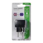VIVANCO TRAVEL ADAPTER UK TO SCHUKO plug - Image 2