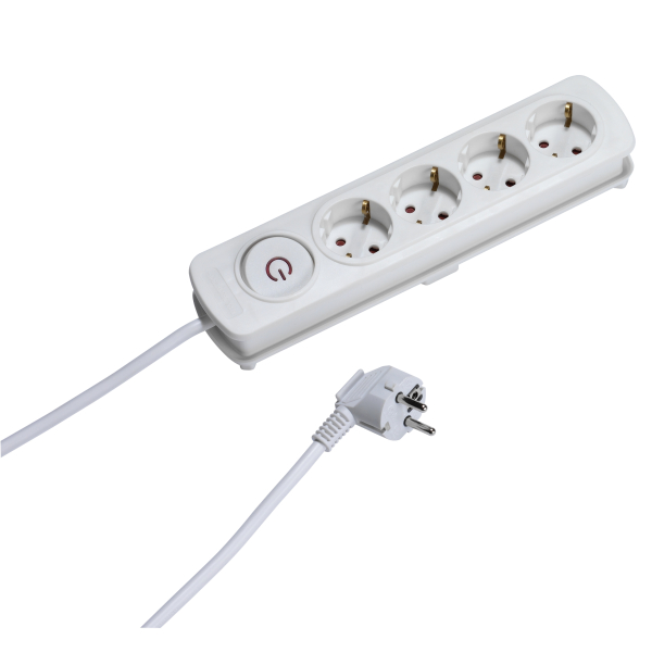 VIVANCO 4WAY ΠΟΛΥΠΡΙΖΟ with shutter 1.4m white VIVANCO 4WAY ΠΟΛΥΠΡΙΖΟ with shutter 1.4m white - Image 1