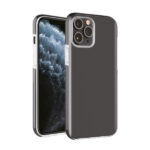 VIVANCO ROCK SOLID CASE IPHONE 12 PRO MAX black transparent backcover