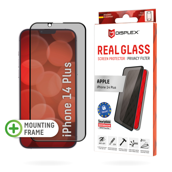 DISPLEX REAL GLASS 3D APPLE IPHONE 13 PRO MAX / 14 PLUS PRIVACY WITH APPLICATOR DISPLEX REAL GLASS 3D APPLE IPHONE 13 PRO MAX / 14 PLUS PRIVACY WITH APPLICATOR - Image 1