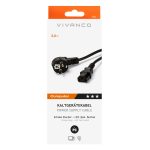 VIVANCO POWER SUPPLY CABLE 3pin IEC 3m - Image 2