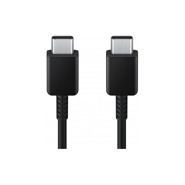 ORIGINAL SAMSUNG DATA CABLE TYPE C TO TYPE C 5A 1 ORIGINAL SAMSUNG DATA CABLE TYPE C TO TYPE C 5A 1,8m black - Image 1