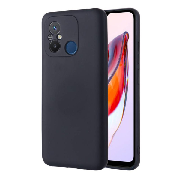 SENSO LIQUID XIAOMI REDMI 12C black backcover SENSO LIQUID XIAOMI REDMI 12C black backcover - Image 1