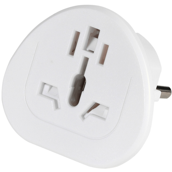 VIVANCO TRAVEL WORLD TO EUROPE PLUG 2.300W white VIVANCO TRAVEL WORLD TO EUROPE PLUG 2.300W white - Image 1