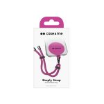 SBS CASE ME NECK STRAP LANYARD WITH PATCH FOR SMARTPHONES pink - Image 2