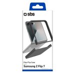 SBS SILICONE CASE SAMSUNG Z FLIP 7 black backcover - Image 2