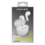 SBS MUSIC HERO WIRELESS EARPHONES TWS NUSOUL white - Image 2