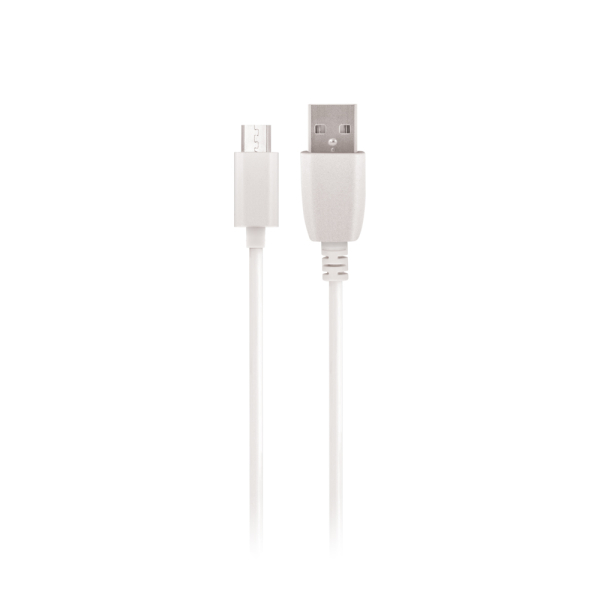 MAXLIFE USB TO MICRO USB DATA CABLE 3m 2A white MAXLIFE USB TO MICRO USB DATA CABLE 3m 2A white - Image 1