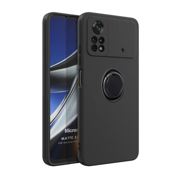 SENSO RING XIAOMI POCO X4 PRO 5G black backcover SENSO RING XIAOMI POCO X4 PRO 5G black backcover - Image 1