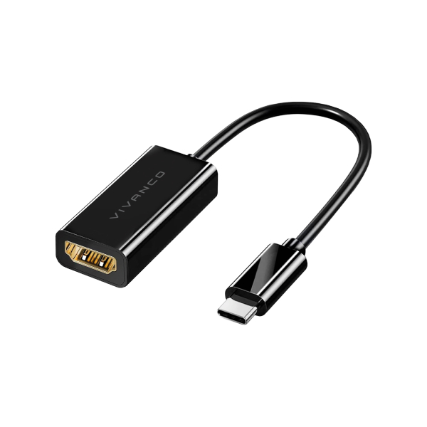 VIVANCO ADAPTER USB TYPE C to HDMI 0.1m VIVANCO ADAPTER USB TYPE C to HDMI 0.1m - Image 1