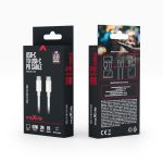 MAXLIFE TYPE C TO TYPE C DATA CABLE 60W 2m white - Image 2