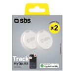 SBS 2X TRACKER COMPATIBLE WITH APPLE FIND MY white - Image 2
