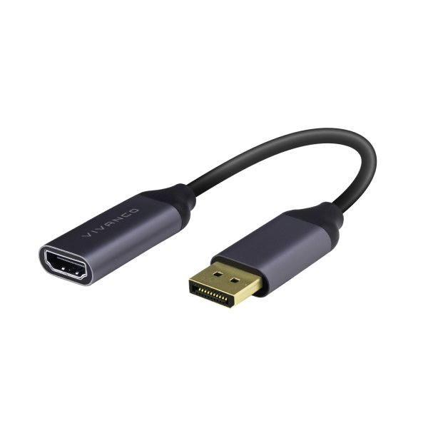 VIVANCO ADAPTER DISPLAYPORT TO HDMI 0.1m VIVANCO ADAPTER DISPLAYPORT TO HDMI 0.1m - Image 1