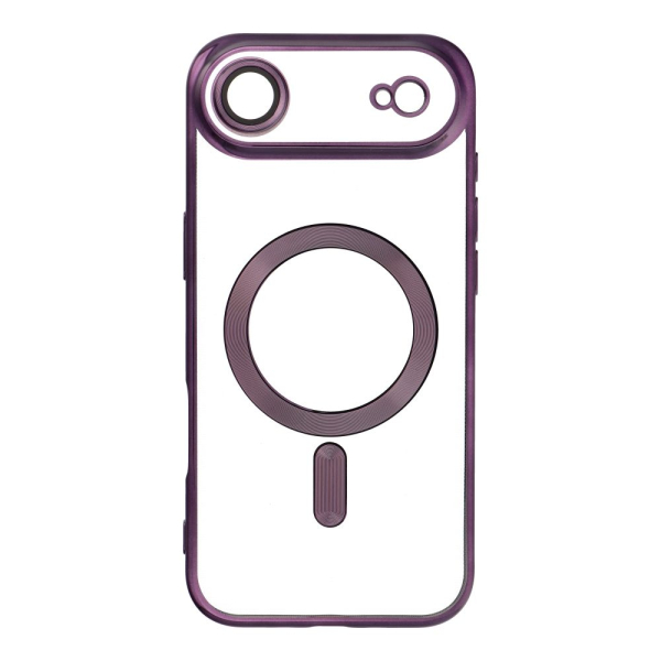 iS TPU MAG ELECTRO IPHONE 17 AIR trans purple backcover iS TPU MAG ELECTRO IPHONE 17 AIR trans purple backcover - Image 1