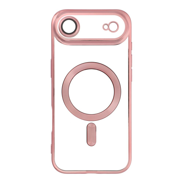 iS TPU MAG ELECTRO IPHONE 17 AIR trans rose gold backcover iS TPU MAG ELECTRO IPHONE 17 AIR trans rose gold backcover - Image 1