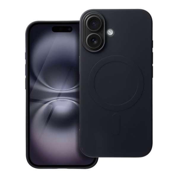 iS TPU SILICONE MAG IPHONE 17 AIR (BIG HOLE) black backcover iS TPU SILICONE MAG IPHONE 17 AIR (BIG HOLE) black backcover - Image 1