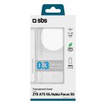 SBS 0.3 SKINNY TPU ZTE A75 5G / Nubia Focus 5G / NOVA transparent backcover - Image 2