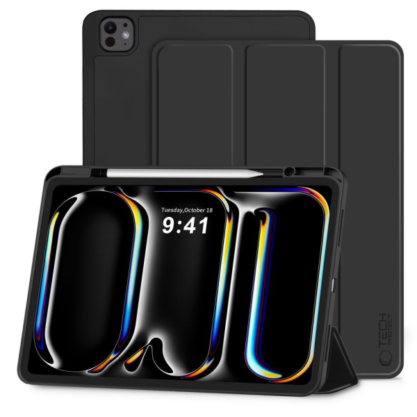 TECH-PROTECT SC PEN CASE IPAD PRO 11 5 / 6 2024-25 black TECH-PROTECT SC PEN CASE IPAD PRO 11 5 / 6 2024-25 black - Image 1