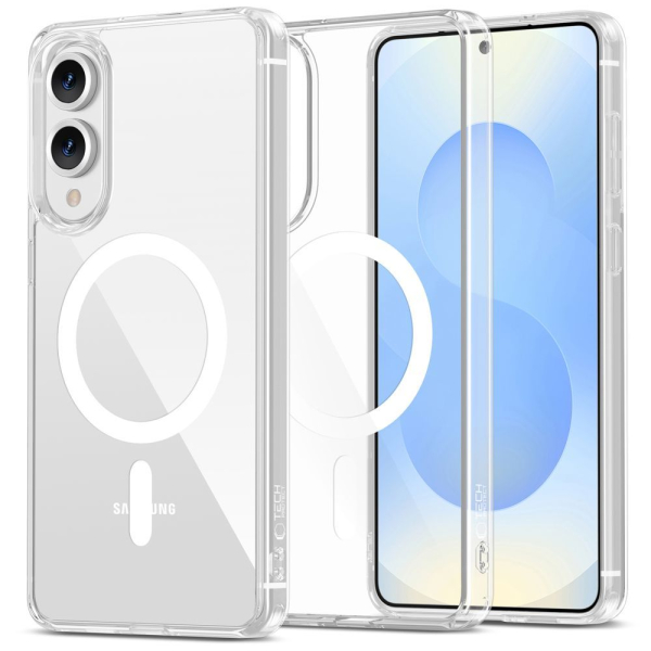 TECH-PROTECT FLEXAIR HYBRID CC MAG CASE SAMSUNG S25 EDGE clear backcover TECH-PROTECT FLEXAIR HYBRID CC MAG CASE SAMSUNG S25 EDGE clear backcover - Image 1