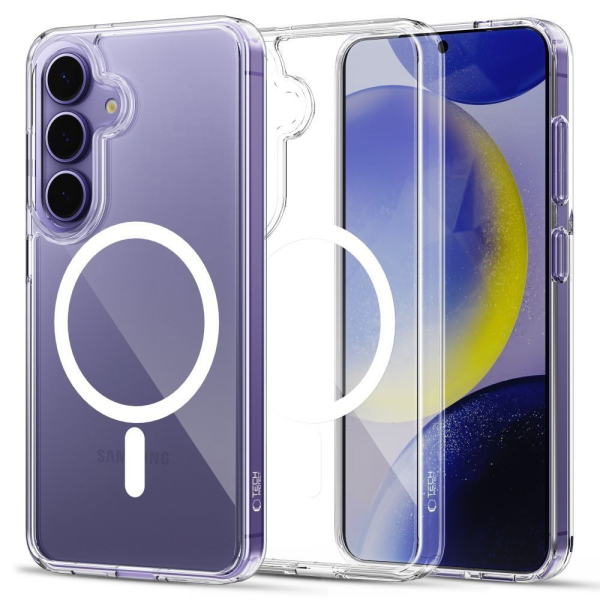 TECH-PROTECT FLEXAIR HYBRID CC MAG CASE SAMSUNG S25 FE clear backcover TECH-PROTECT FLEXAIR HYBRID CC MAG CASE SAMSUNG S25 FE clear backcover - Image 1