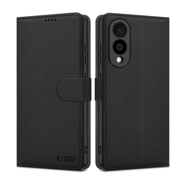 TECH-PROTECT WALLET BOOK CASE SAMSUNG S25 EDGE black TECH-PROTECT WALLET BOOK CASE SAMSUNG S25 EDGE black - Image 1