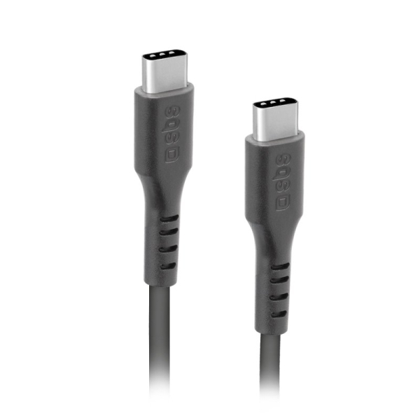 SBS DATA CABLE 2.0 TYPE C to TYPE C 1.5m black SBS DATA CABLE 2.0 TYPE C to TYPE C 1.5m black - Image 1