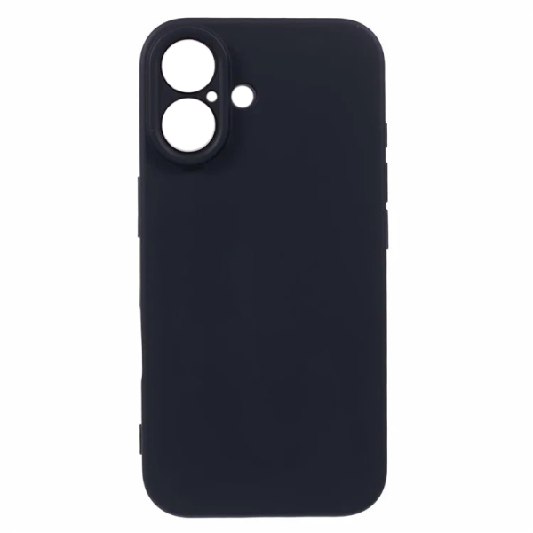 SENSO SOFT TOUCH IPHONE 16 PLUS black backcover SENSO SOFT TOUCH IPHONE 16 PLUS black backcover - Image 1