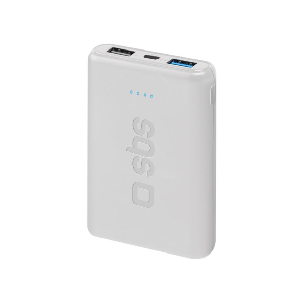 SBS POWERBANK 5000 mAh white SBS POWERBANK 5000 mAh white - Image 1