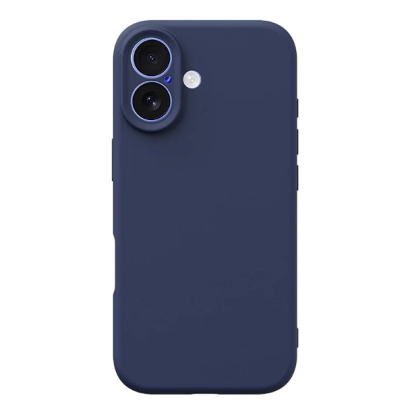 SILICONE BACK BOX IPHONE 17 blue backcover SILICONE BACK BOX IPHONE 17 blue backcover - Image 1