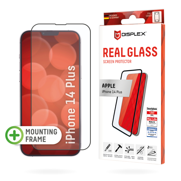 DISPLEX REAL GLASS 3D FULL GLUE IPHONE 13 PRO MAX / 14 PLUS black DISPLEX REAL GLASS 3D FULL GLUE IPHONE 13 PRO MAX / 14 PLUS black - Image 1