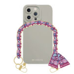 SBS CASE ME FOULARD CASE IPHONE 14 PRO ivory backcover
