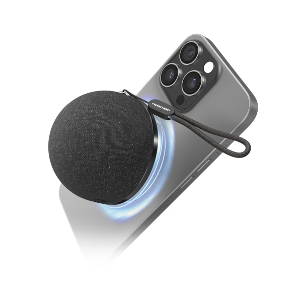 SBS MAG WIRELESS SPEAKER 3W fabric black SBS MAG WIRELESS SPEAKER 3W fabric black - Image 1