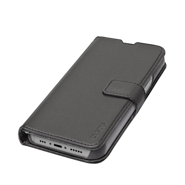 SBS WALLET STAND BOOK IPHONE 15 PRO black SBS WALLET STAND BOOK IPHONE 15 PRO black - Image 1