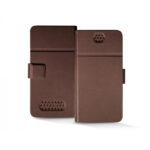 SBS UNIVERSAL BOOK WALLET 170X80mm brown