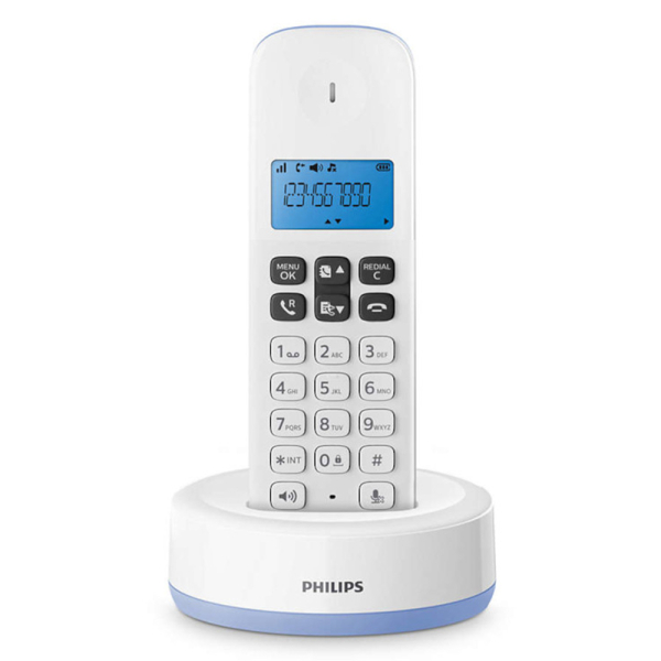 ΑΣΥΡΜΑΤΟ ΤΗΛΕΦΩΝΟ PHILIPS D1611S GRS sky blue ΑΣΥΡΜΑΤΟ ΤΗΛΕΦΩΝΟ PHILIPS D1611S GRS sky blue - Image 1