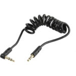 VIVANCO SPIRAL CABLE 3.5mm JACK TO 3.5mm JACK 0.75m black