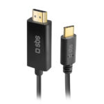 SBS CABLE TYPE C TO HDMI 1.8m black