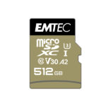 Memory Card microSD EMTEC USH-I U3 SPEEDIN PRO A2 512GB CLASS 10