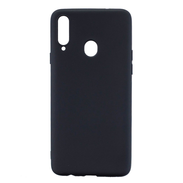 SENSO SOFT TOUCH SAMSUNG A20s black backcover SENSO SOFT TOUCH SAMSUNG A20s black backcover - Image 1