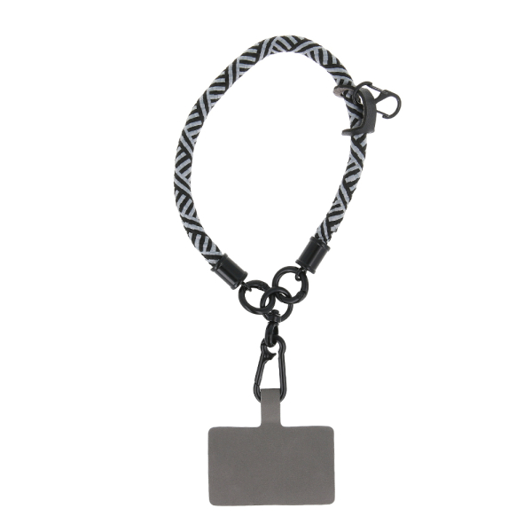 UNIVERSAL WRIST STRAP FOR PHONES black white UNIVERSAL WRIST STRAP FOR PHONES black white - Image 1